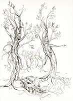 Dancing forest